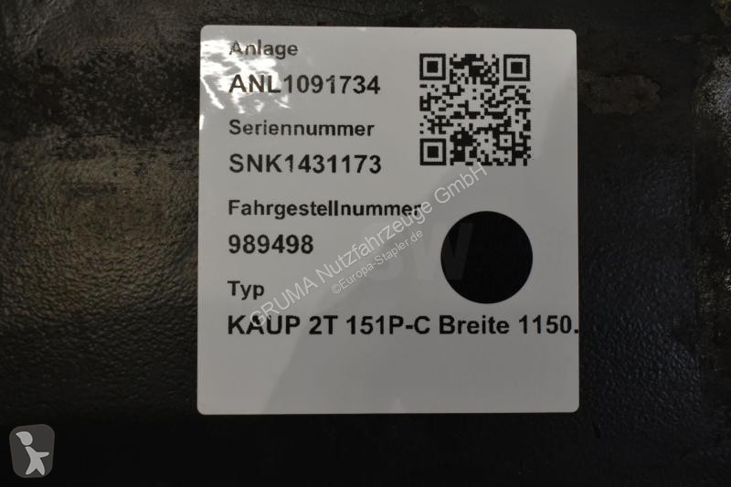 تجهيزات المناولة Kaup  2T151P-C Breite 1150mm
