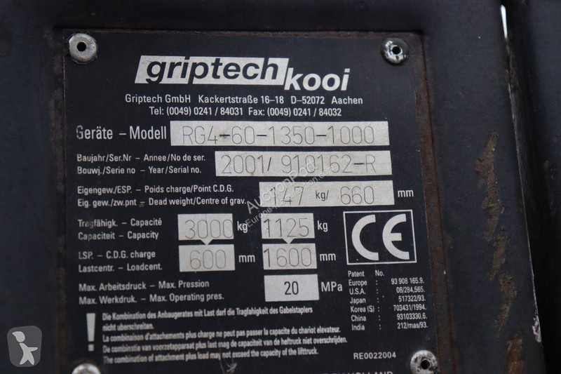 Equipamiento de manutención Griptech RG4
