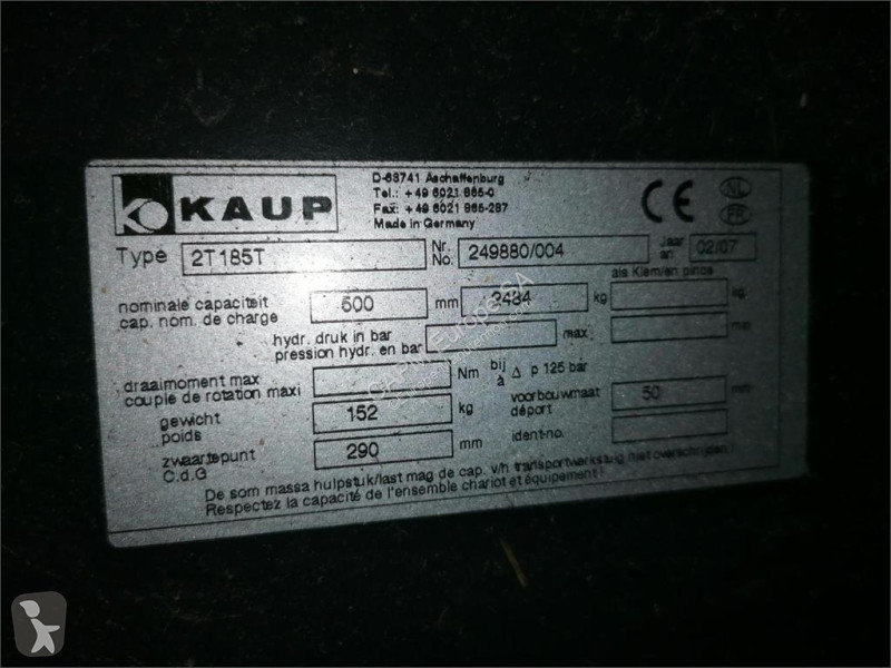 Reinigingsmaterieel Kaup 2T185T