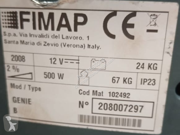 Rengöringsutrustning Fimap GENIE B