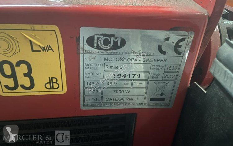 Maquinaria de limpieza RCM