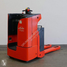 Transpaleta de conductor a pie Linde T 20 SF/144