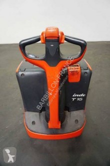 Transpaleta Linde T 16 360 acompañante usada
