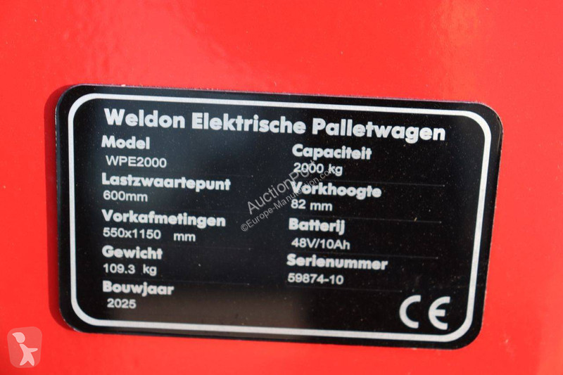Transpaleta  WPE2000