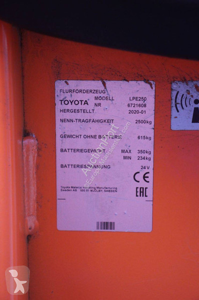 Porta paletes Toyota
