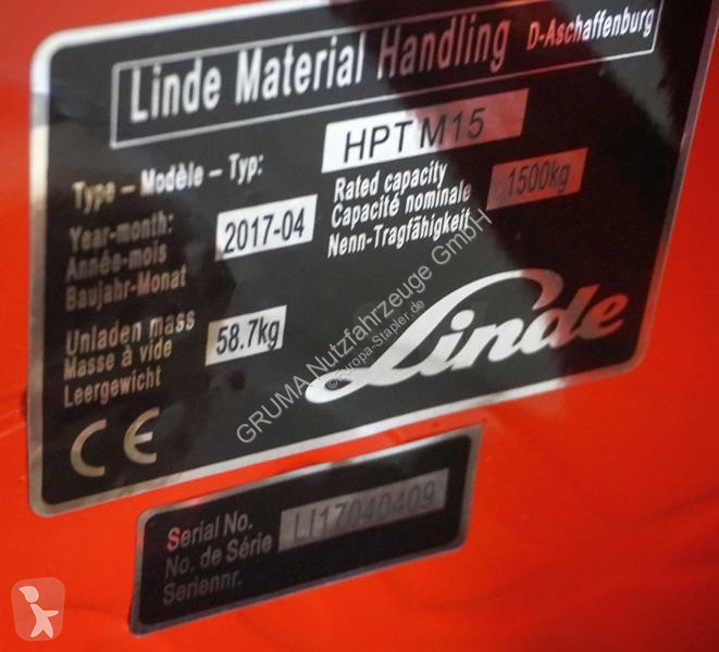 Porta paletes Linde HPT M 15