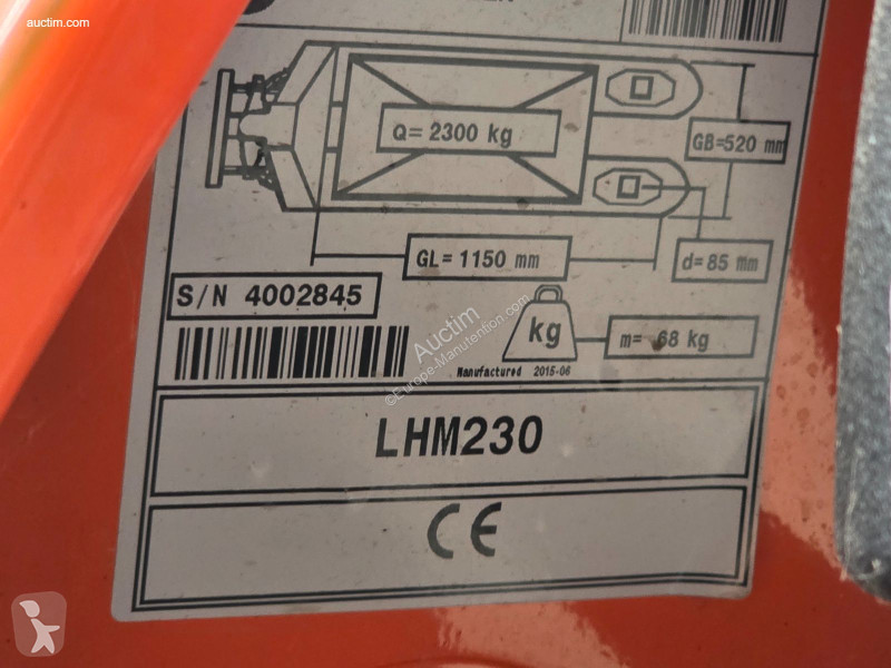 Empilhador porta paletes BT lhm230