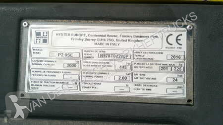 Transpallet Hyster