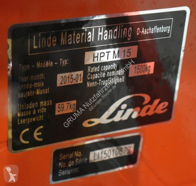 منصة نقالة Linde  HPT M 15