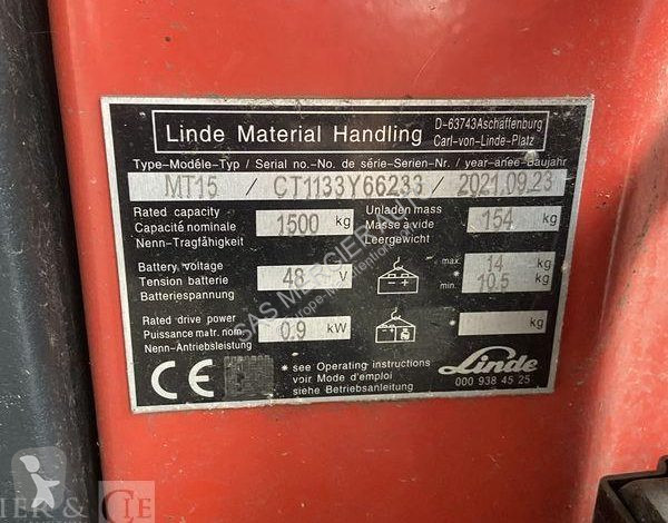 Transpalette Linde