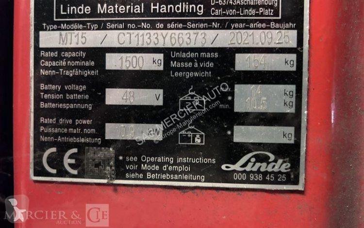 Transpalette Linde