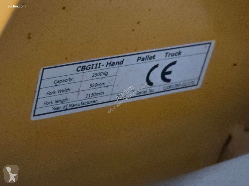 Transpalette Total Lifter cbgiii-hand