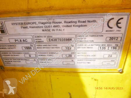 Transpallet Hyster