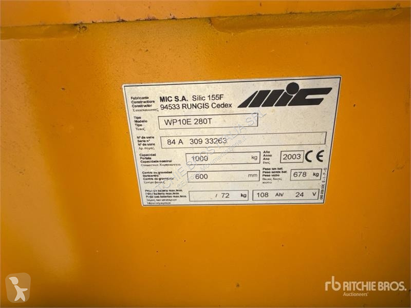 平台堆垛车 MIC WP10E 280T Electric Pallet Jack
