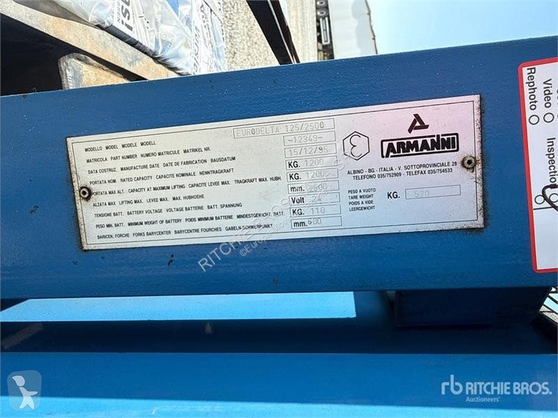 平台堆垛车 Armanni Eurodelta 125/2500 1200 kg...