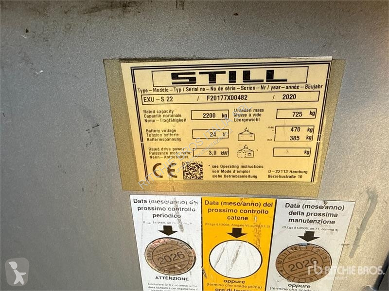 Transpaleta Still EXUS Electric Pallet Jack...