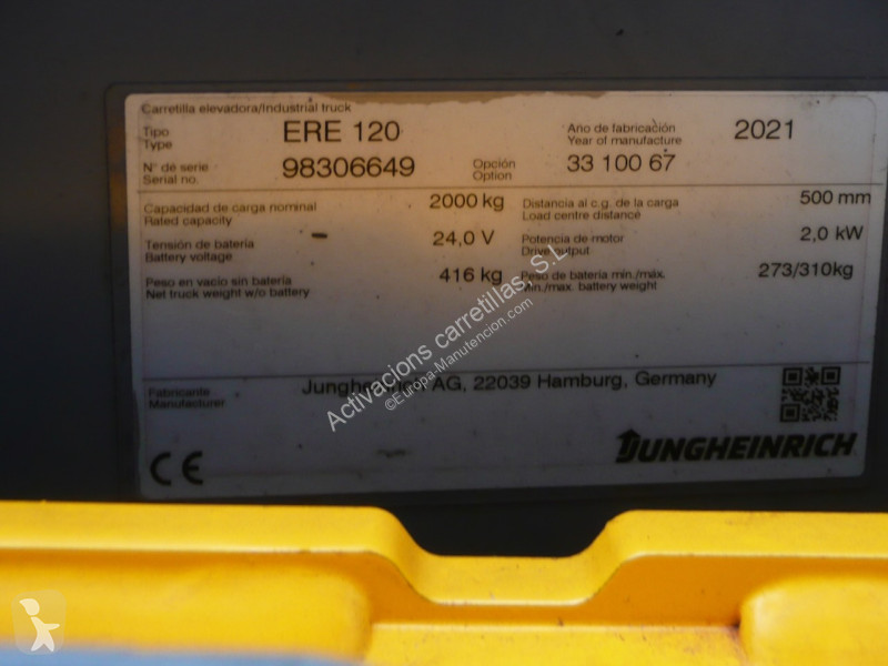 Transpalette Jungheinrich FRUTERA