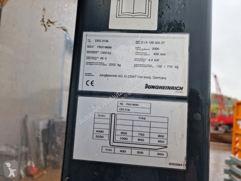 منصة نقالة Jungheinrich EKS 310 k Bj 2005...