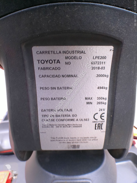 Transpalette BT LPE 200