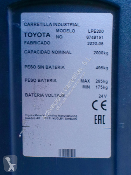 Transpaleta BT LPE 200