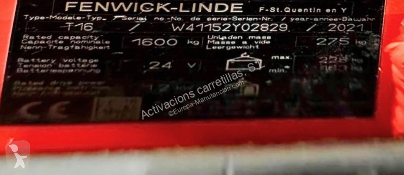 منصة نقالة Linde T 16