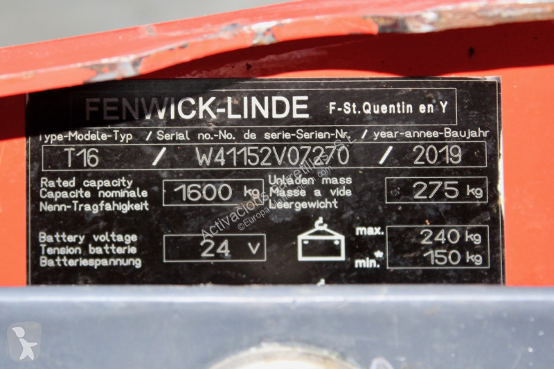 منصة نقالة Linde T 16