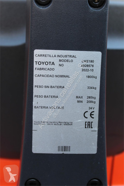 Transpaleta BT LWE180