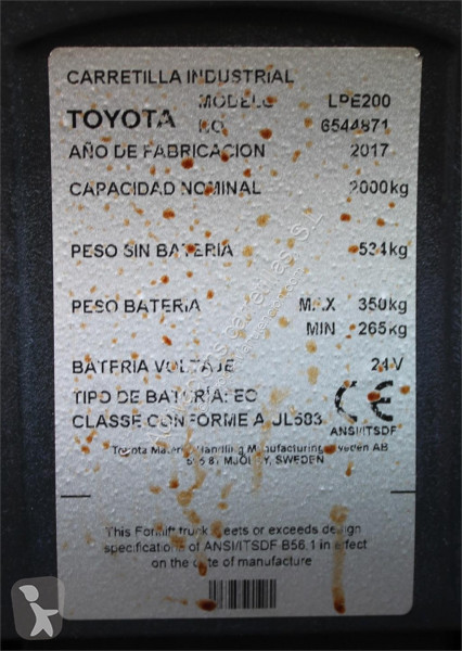 Transpaleta BT LPE200