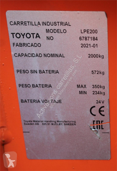 Transpaleta BT LPE200