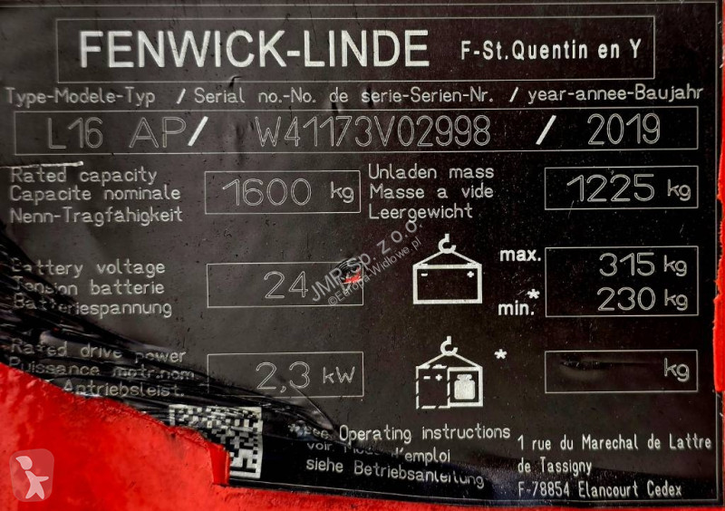 Самоходная тележка Linde L 16 AP TR5400   NEW...