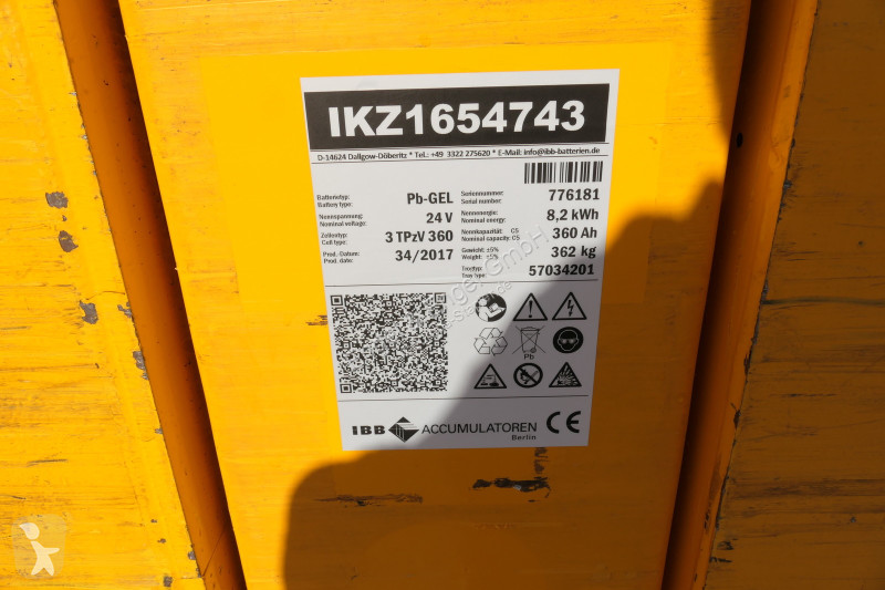 Gerbeur Jungheinrich ESE 220 Batterie 34/2017