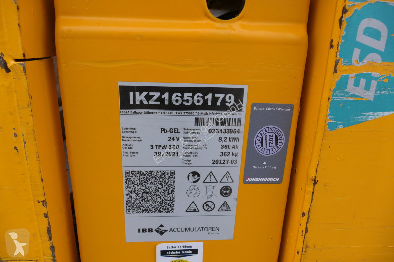مرفاع شوكي Jungheinrich ESD 220 Batterie 39/2021