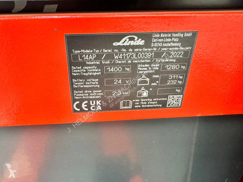 Gerbeur Linde L 14 AP