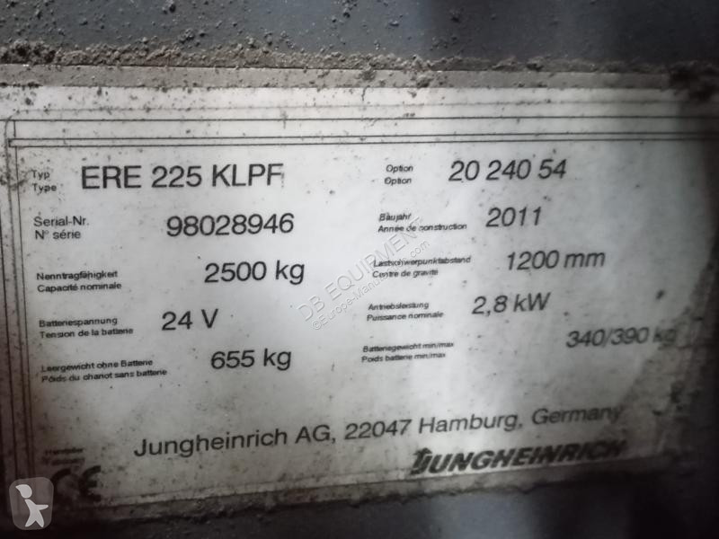 منصة نقالة Jungheinrich  ERE225 Gerbeur...