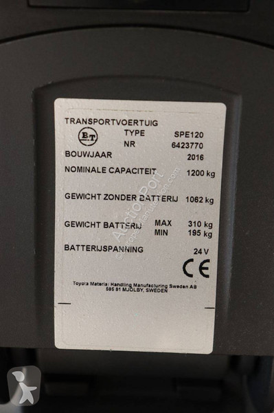 Apilador BT SPE120