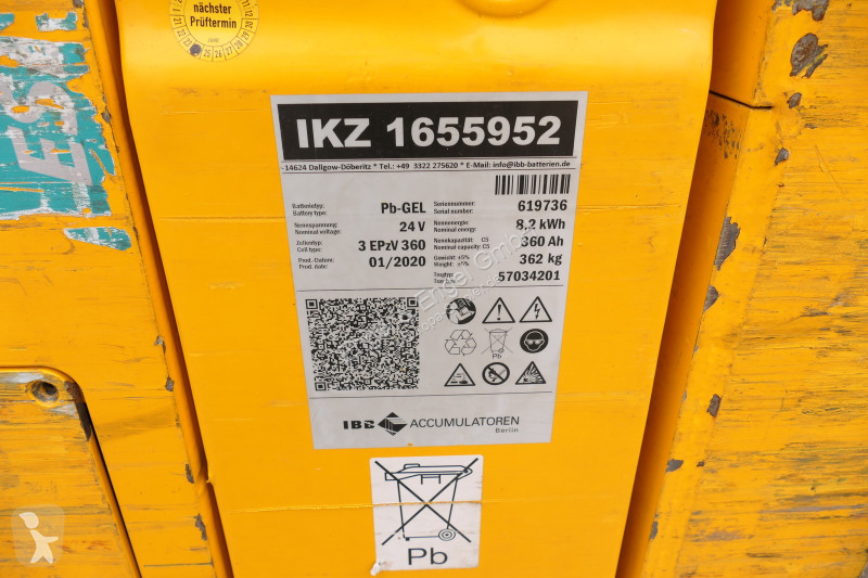 Gerbeur Jungheinrich ESE 220 Batterie 01/2020