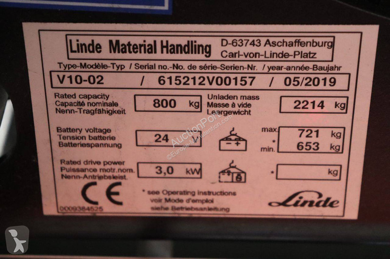 Gerbeur Linde V10-02