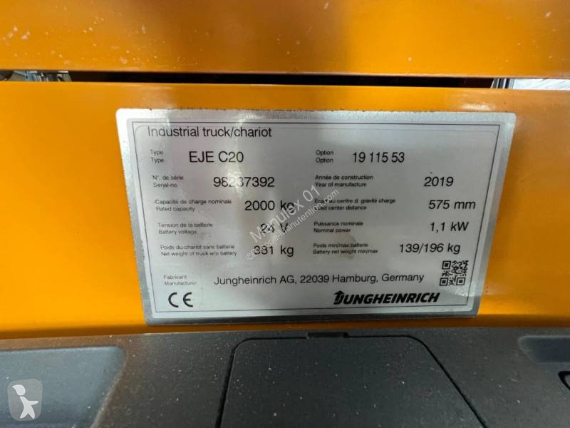 堆垛机 Jungheinrich EJE C20