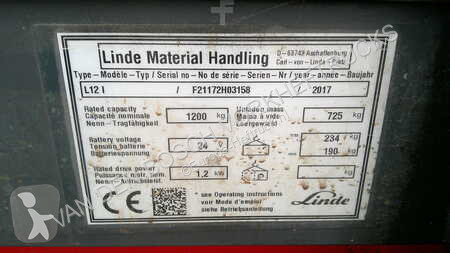 Electrotranspalet Linde
