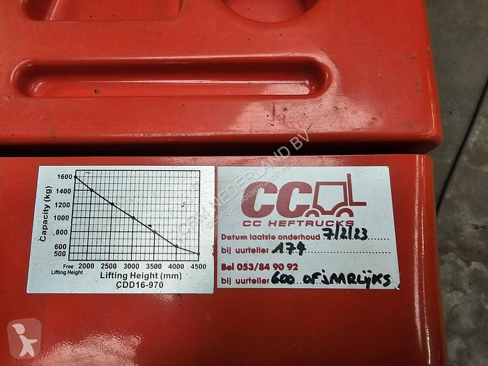 Gerbeur  CDD 16 | ELECTRIC | 1600 KG.| HEIGHT...