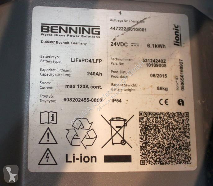 Stacker Linde  L 14 L ION 133