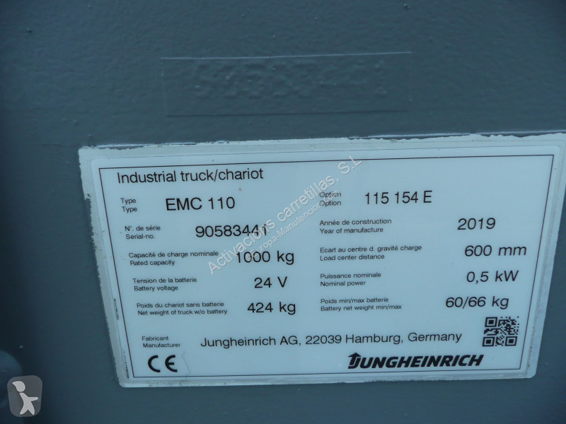 Apilador Jungheinrich 154 E