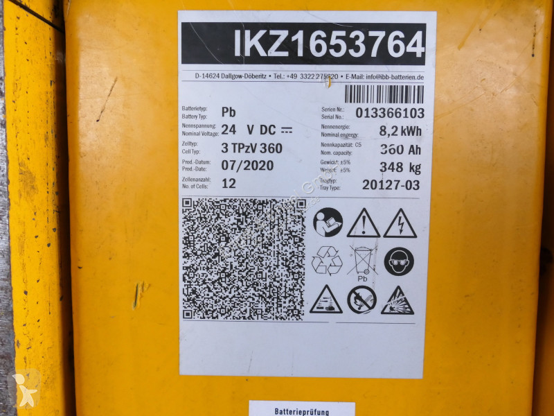 Gerbeur Jungheinrich ESE 220 Batterie 07/2020