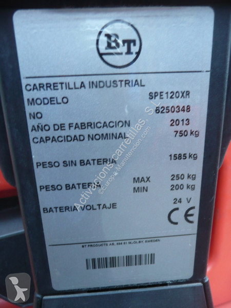Apilador Toyota SPE 120 XR