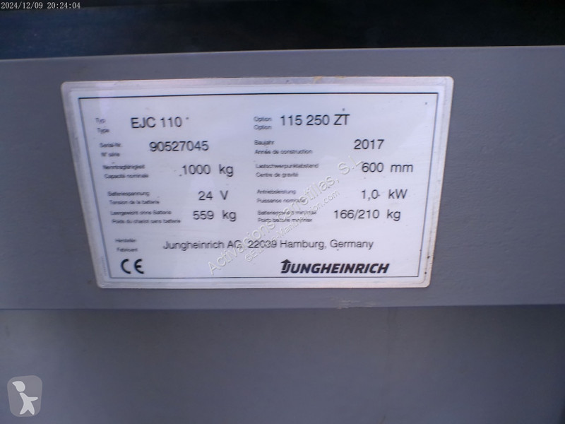 Apilador Jungheinrich 250 ZT