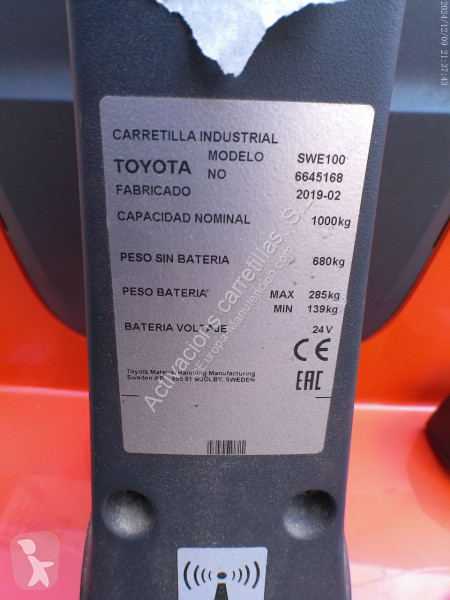 Apilador BT SWE 100