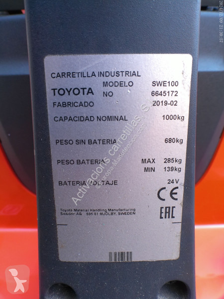 Apilador BT SWE 100