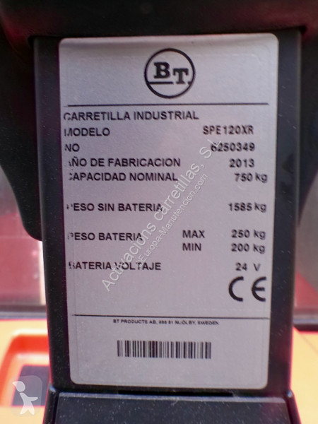 Apilador Toyota SPE 120 XR