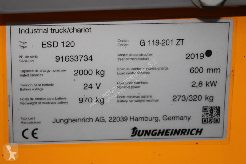 Gerbeur Jungheinrich 201 ZT