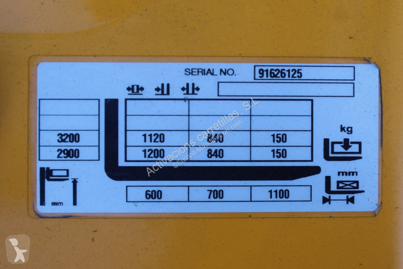 مرفاع شوكي Jungheinrich 320 ZT LI-ION